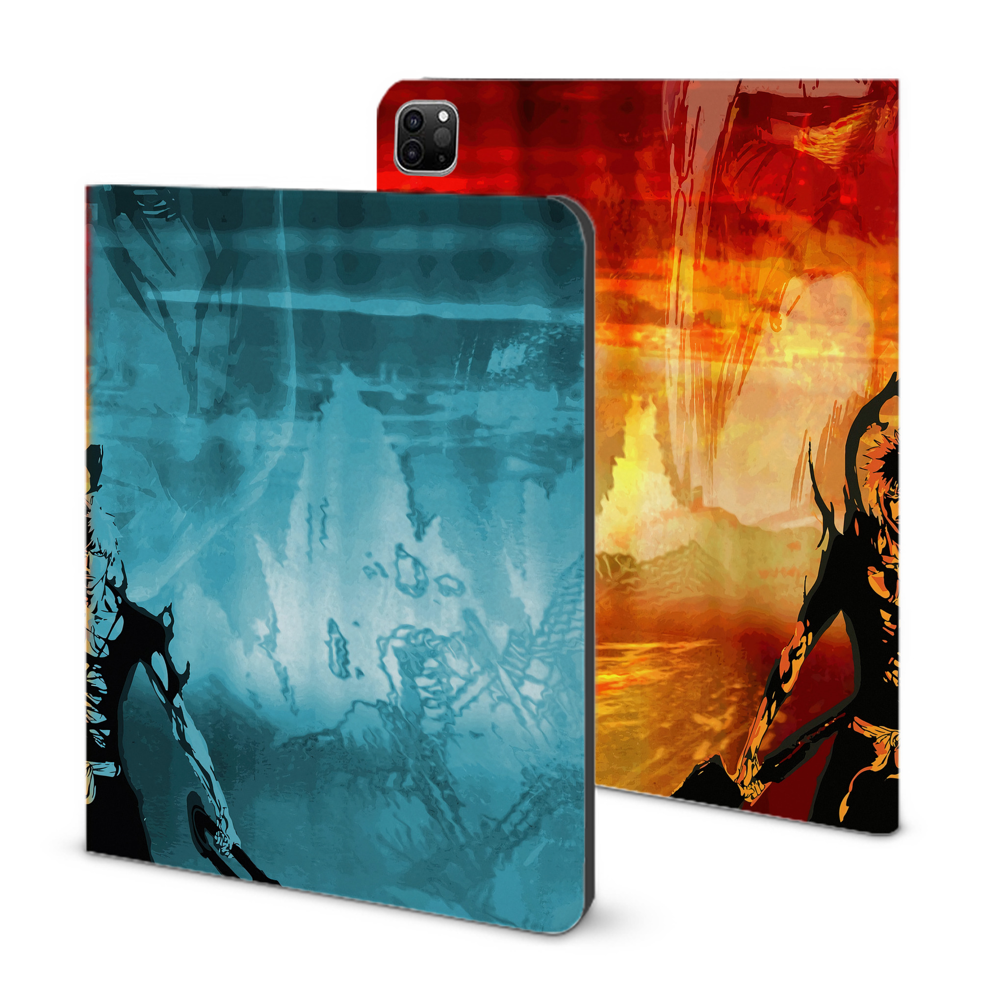 （画像用） ブリーチ BLEACH IPad ケース ブック型 PUレザー TPU 耐衝撃 軽量 薄型 ペン収納なし 全面保護 IPad 各モデル対応